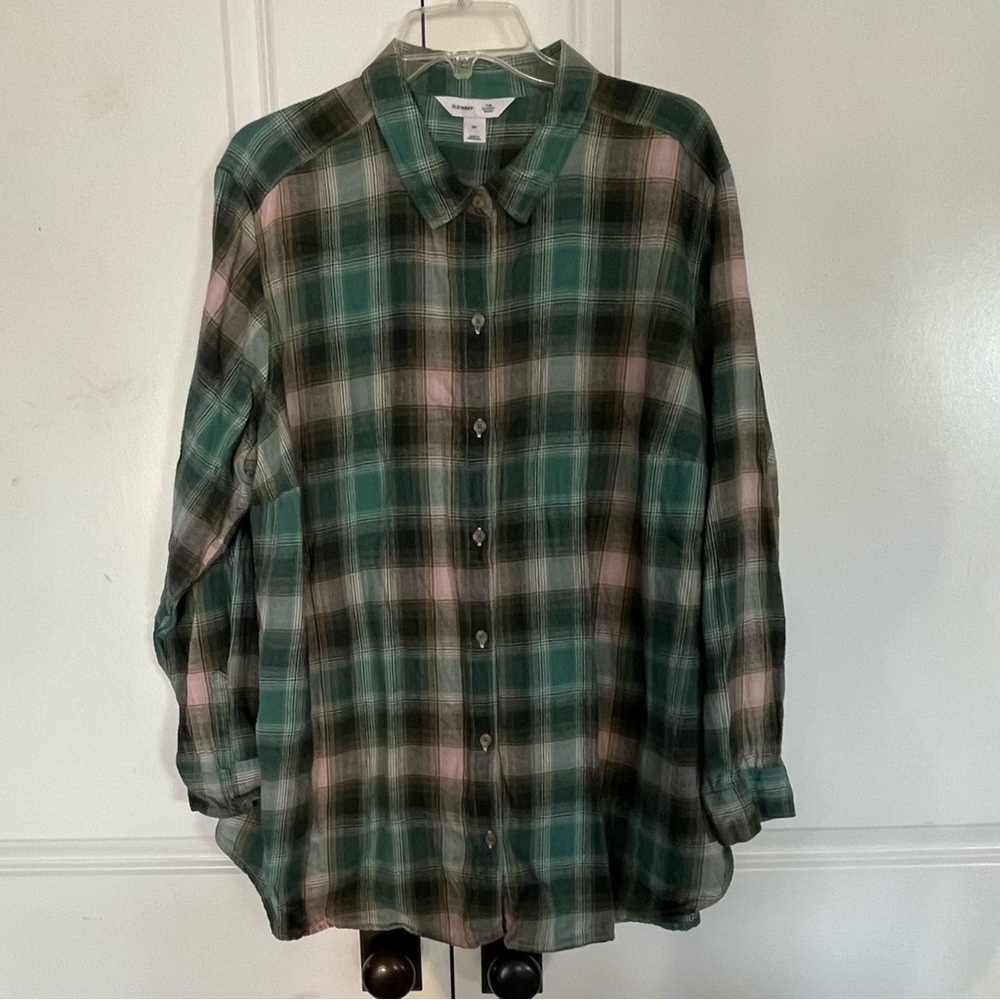 Old Navy Flannel Shirt Size 3X